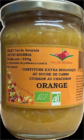 confiture orange  650g